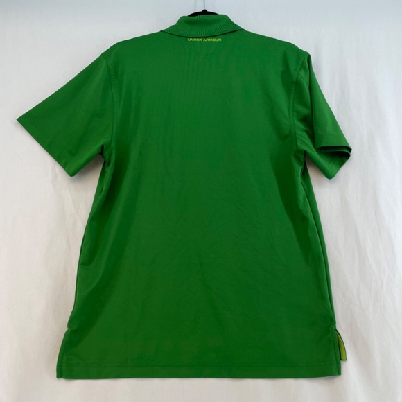 Under Armor Loose Heat Gear Golf Shirt Green Men’s Size Small - Picture 12 of 14